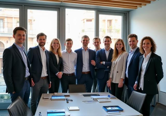Il team di Intaglio AI nella sede di Piazzale Clodio a Roma